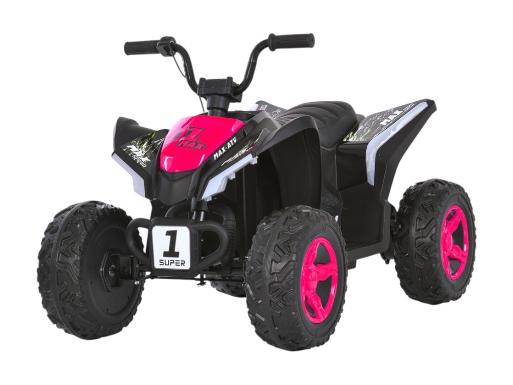 Електроквадроцикл, M 6283EL-8, музика та світло, рожевий, Bambi Racer
