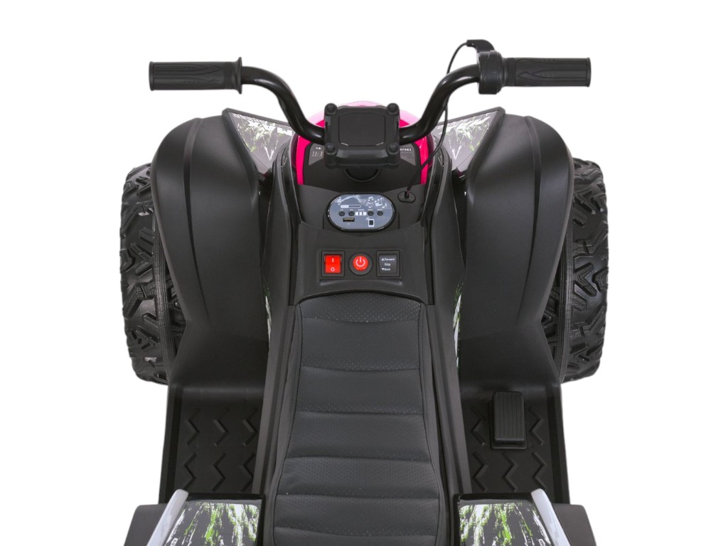 Електроквадроцикл, M 6283EL-8, музика та світло, рожевий, Bambi Racer