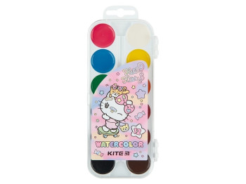 Краски акварельные Hello Kitty 12 цветов, Kite