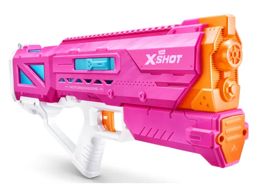 Водный бластер игрушечный X-Shot, Fast Fill Small Motor Soaker, розовый, Zuru 118174