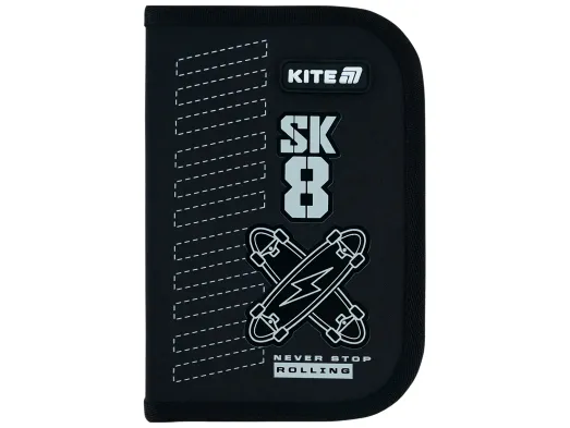 Пенал на 1 отделение с внутренним органайзером Kite Skate K26-622-4