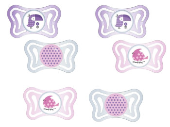 Пустышка силиконовая Physio Light 2 шт, Chicco