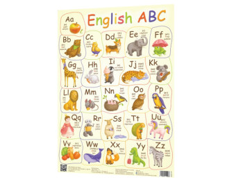 Плакат "English ABC", Zirka