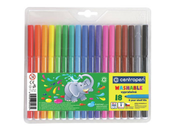 Фломастери 18 кольорів. Centropen 7790/18 ТП