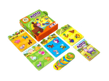 Игра Лото, Ферма, Vladi Toys
