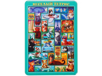 Головоломка деревянная тетрис Котики, 32×22,5 см, ПСД125, Ubumblesbees