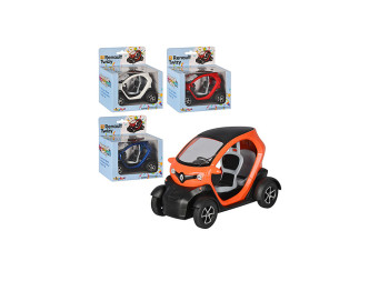 Машинка металлическая инерционная RENAULT TWIZY. Kinsmart KT 5111 W