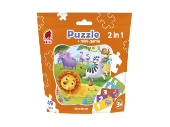 Игра настольная 2in1, Зоопарка, Roter Kafer RK1140-06
