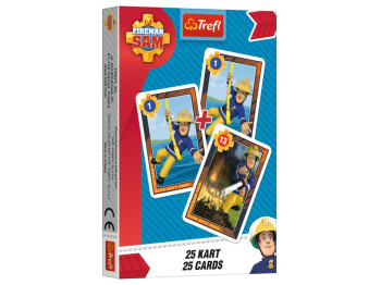Игральные карты 25 карт, Пожарный Сэм, Trefl