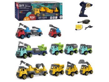 Конструктор на шурупах Стройтехніка B912C3, з пультом та акумулятором, BabyToys