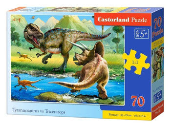 Пазлы Динозавры 70 элементов, Castorland B-070084