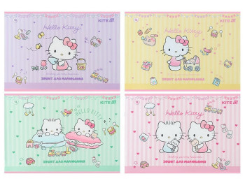 Тетрадь для рисования A4 Kite Hello Kitty HK25-241-4, 12 листов