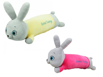 Подушка обнимашка Зайка Sweet Bunny, 72 см, текстильная игрушка, Копиця
