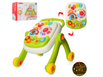 Каталка-ходунки музичні Baby Walker 1208, зі світлом та шестернями