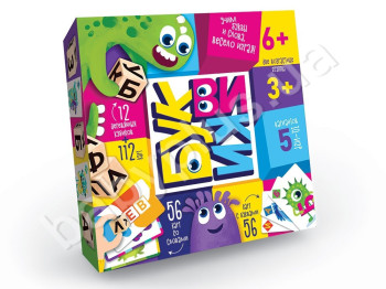 Настольная игра Буквики. DankoToys G-BU-01. рус