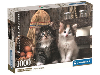 Пазли Люблю котів Clementoni, 1000 елементів
