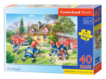 Пазлы Пожарная бригада, 40 элементов, Castorland