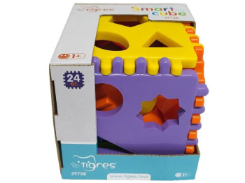 Игрушка-сортер Smart cube 24 элемента в коробке. Tigres 39758