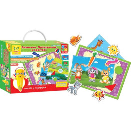 Игра с магнитами Величина, Ориентирование в пространстве, Vladi Toys