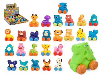 Игрушки мягкие буквы-животные, 6 см, микс видов, цена за 1шт