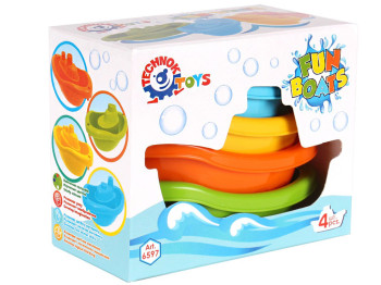 Игровой набор кораблики 6597, 11,5 см, для воды и песка, Технок