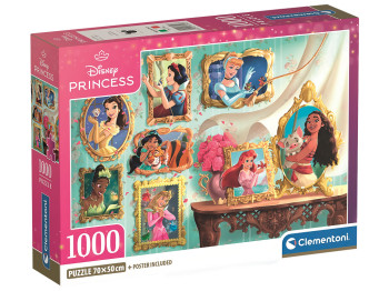 Пазлы Принцессы Disney Clementoni, 1000 элементов