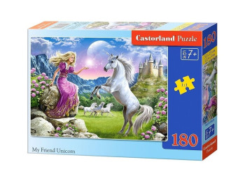Пазли Єдиноріг, 180 елементів, Castorland В-018024