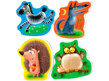 Беби пазлы Зверята, Vladi Toys