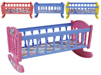 Кроватка для куклы качели Barbie S0013, 37 см, пластиковая, M.Toys