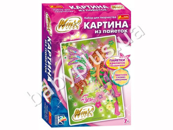 Набор для творчества, Картинка из пайеток Winx Флора, Ranok Creative