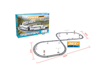 Железная дорога POWER Train World 146-44 см. 2182. 35 деталей