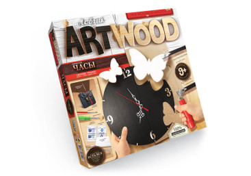 Набор для творчества Выпиливание настенных часов лобзиком ARTWOOD, Danko Toys
