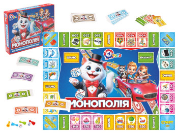 Настільна економічна гра Дитяча Монополія, Нова, Технок 0755