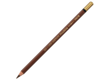 Акварельный карандаш Mondeluz, мягкий грифель 3,8 мм, natural sienna