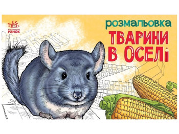 Розмальовка "Тварини в оселі", Ранок