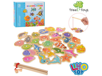 Дерев'яна іграшка Риболовля магнітна. Tree Toys MD 1664