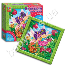 Набор для творчества, Кристалл картина Фея, Vladi Toys