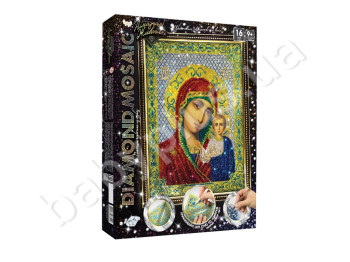 Набор для творчества DIAMOND MOSAIC Божья Матерь, Казанская большой, Danko Toys
