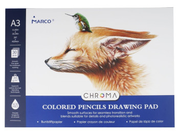 Альбом для графики и скетча 30 листов A3. Marco 1073-30CBP(A3)