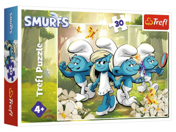 Пазли Trefl The Smurfs Пригоди смурфиків, 30 елементів