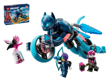 Конструктор LEGO DREAMZzz Кошачий мотоцикл Зоуи, 226 деталей