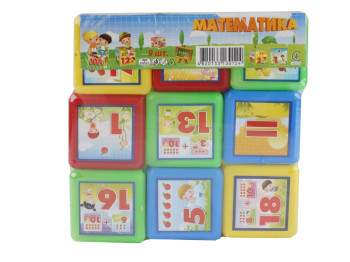 Набор кубиков 6 см. Математика 9 шт. M.Toys 09051