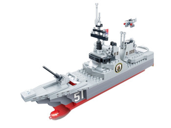 Конструктор Флот Эсминец №51. BanBao 6266. 471 деталей