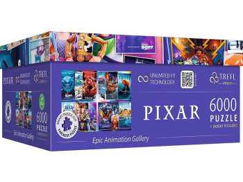 Пазл Trefl Prime UFT Pixar Галерея епічної анімації, 6000 елементів