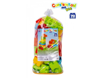 Конструктор Construction Set в пакете, 70 деталей, Технок
