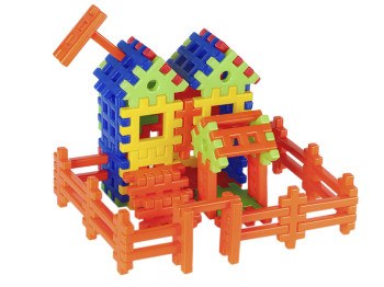Конструктор пазли Котячий будинок. Toys-plast ІП.09.006