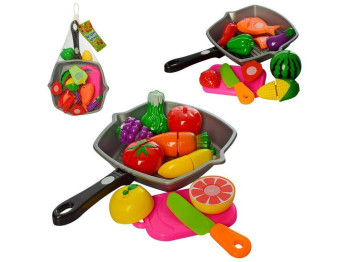 Игровой набор продуктов на липучке 3016C; 2 вида; (цена за 1 набор)