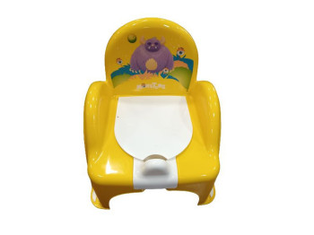 Горшок – стульчик Монстрики желтый. Tega Baby MN-007-124