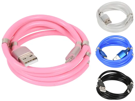 Магнитный кабель USB – Lightning, 1 м, 4 цвета (цена за 1 шт)
