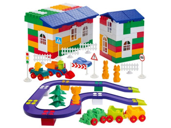 Конструктор Лидер №8. Colorplast 1920. 400 деталей